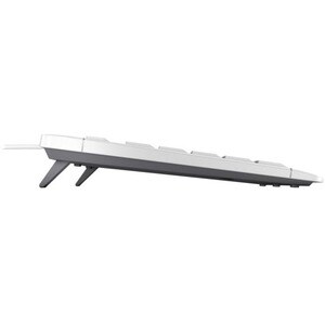 CHERRY STREAM Tastatur - Kabel Konnektivität - USB Typ-A Schnittstelle - Englisch (US) - QWERTY Layout - Pale Gray - SX Ke