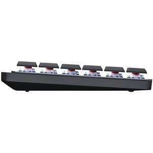 Logitech MX Mechanical Mini Keyboard - Wireless Connectivity - English (US) - QWERTY Layout - Graphite Grey - Mechanical/M