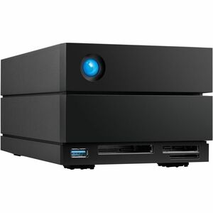 Système de stockage DAS LaCie 2big Dock - 2 x Total de compartiments - 20 To HDD - 20 To Capacité du Disque Dur (HDD) Inst