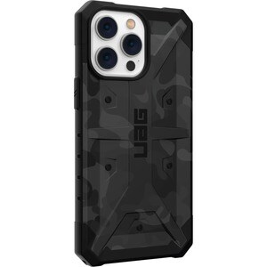 Urban Armor Gear Pathfinder SE Case for Apple iPhone 14 Pro Smartphone - Camouflage Design - Black Midnight Camo - Drop Re