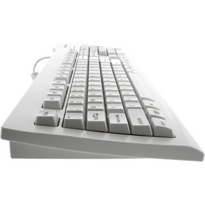 Seal Clean Keyboard w/ Key Locking Function - Dishwasher Safe - ANSI / QWERTY / US-ENGLISH / 6' USB Cable / White - CE / c