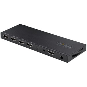 StarTech.com 4-Port HDMI Splitter, 4K 60Hz HDMI 2.0, 1 In 4 Out HDMI Splitter, 4K HDMI Splitter w/Built-in Scaler, 1x4 HDM