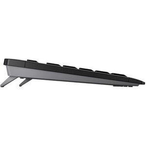 CHERRY STREAM Keyboard - Wireless Connectivity - USB Type A Interface - English (US) - Black - SX Keyswitch - 10 m - 2.40 