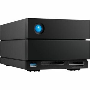 LaCie 2big Dock DAS Storage System - 20 TB Installed HDD Capacity - 2 x Total Bays - 2 x 3.5" Bay