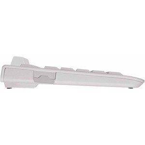 CHERRY KC 1000 SC Keyboard - Cable Connectivity - USB Interface - AZERTY Layout - Pale Gray - Mechanical Keyswitch - 105 K