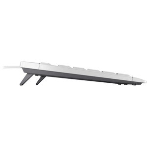 CHERRY STREAM Keyboard - Cable Connectivity - USB Interface - English (UK) - Scissors Keyswitch - 10 Hot Key(s) - Volume D