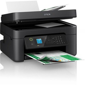 Epson WorkForce WF-2930DWF Wireless Inkjet Multifunction Printer - Colour - Copier/Fax/Printer/Scanner - 33 ppm Mono/18 pp