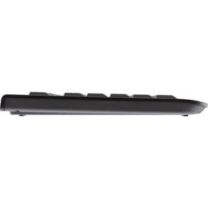 CHERRY Tastatur - Kabel Konnektivität - USB Schnittstelle - Schweiz - Schwarz - LPK Keyswitch - 109 Taste(n) - Browser, E-