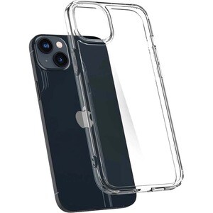 Spigen Ultra Hybrid Case for Apple iPhone 14 Smartphone - Crystal Clear - Drop Resistant, Scratch Resistant - Thermoplasti