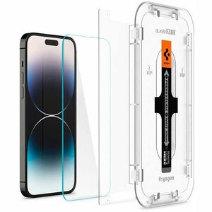 Spigen EZ FIT GLAS.tR 9H Tempered Glass Screen Protector for iPhone 14 Pro Max - Transparency - 2 / Pack - For 17 cm (6.7"