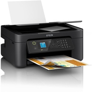 Impresora de inyección de tinta multifunción Epson WorkForce WF-2910DWF Inalámbrico - Color - Copiadora/Fax/Impresora/Escá