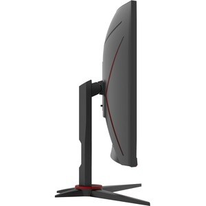 AOC C24G2AE 24" Class Full HD Curved Screen Gaming LCD Monitor - 16:9 - Black Red - 59.9 cm (23.6") Viewable - Vertical Al