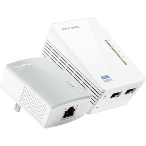 TP-Link TL-WPA4220 Powerline Netzwerkadapter - 2 x Netzwerk (RJ-45) - 500 Mbit/s Stromleitung - 300 m Reichweite unterstüt