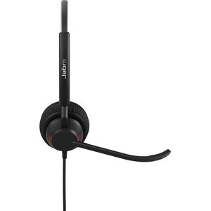 Jabra Engage 40 Wired On-ear Stereo Headset - Black - Binaural - Ear-cup - 50 Hz to 20 kHz - USB Type C