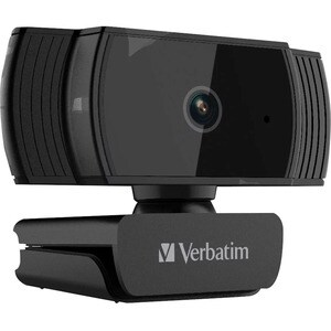 Verbatim Webcam - 2 Megapixel - 30 fps - Black - USB 2.0 - 1 Pack(s) - 1920 x 1080 Video - CMOS Sensor - Auto-focus - 65° 