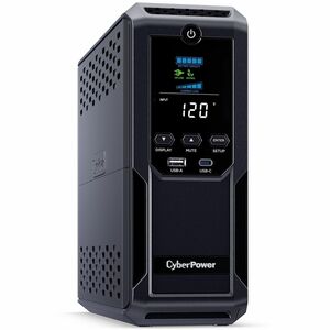 CyberPower CP1350AVRLCD3 Intelligent LCD UPS Systems - 1350VA/815W, 120 VAC, NEMA 5-15P, Mini-Tower, 12 Outlets, LCD, $500