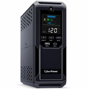 CyberPower CP1500AVRLCD3 Intelligent LCD UPS Systems - 1500VA/900W, 120 VAC, NEMA 5-15P, Mini-Tower, 12 Outlets, LCD, $500