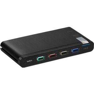 Belkin Secure F1DN104KVM-UN-4 KVM-Switchbox - TAA-konform - 4 Computer - 1 Lokaler Benutzer(n) - 3840 x 2160 - 4 x PS/2-Po