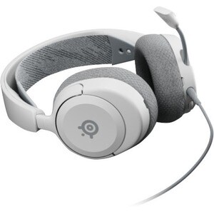 SteelSeries Arctis Nova 1P Wired On-ear Stereo Gaming Headset - White - Binaural - Ear-cup - 36 Ohm - 20 Hz to 22 kHz - 12