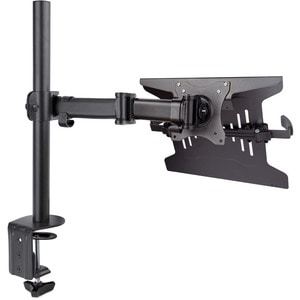 StarTech.com Laptop Desk Mount, Monitor and Laptop Arm Mount, Displays up to 34" (17.6lb/8kg), VESA Laptop Tray Arm, Clamp