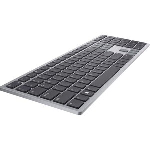 Dell KB700 Keyboard - Wireless Connectivity - English (US) - QWERTY Layout - Titanium Grey, Dark Grey - Scissors Keyswitch