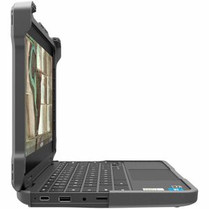 MAXCases Extreme Shell-F Slide Case for Dell 3100/3110 Chromebook 2:1 Convertible 11.6" (Gray/Clear) - For Dell Chromebook