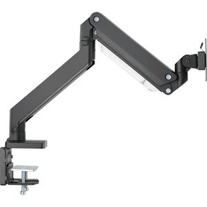 Digitus Tischhalterung für Flachbildschirm, Gekrümmte Bildschirmanzeige, Monitor - Mattschwarz - Höhenverstellbar - 1 Unte