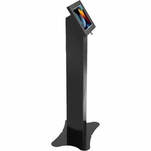 CTA Digital Premium Locking Floor Stand Kiosk with Enclosed Printer Storage & Cable Management for iPad 10.9-inch (10th Ge