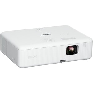 Epson CO-W01 3LCD Projector - 16:10 - Ceiling Mountable, Desktop - White - 1280 x 800 - Front, Ceiling - 6000 Hour Normal 