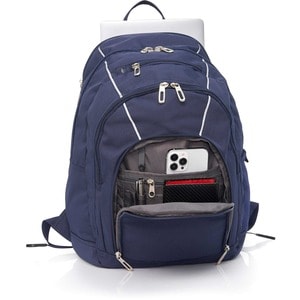 High Sierra Academy 3.0 Eco Carrying Case (Backpack) for 38.1 cm (15") Notebook - Marine Blue - Water Resistant - Polyethy