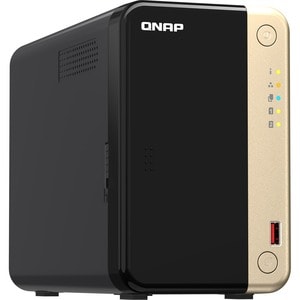 QNAP Turbo NAS TS-264-8G 2 x Total Bays SAN/NAS Storage System - 4 GB Flash Memory Capacity Celeron Quad-core (4 Core) - 8