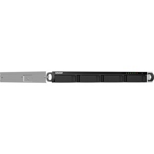 Système de stockage SAN/NAS QNAP TS-464U-RP-8G - 4 x Total de compartiments - 4 Go Flash Memory Capacity Celeron Quad-core