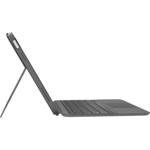 Logitech Combo Touch Keyboard/Cover Case Apple iPad (10th Generation) Tablet - Oxford Gray - Scrape Resistant, Bump Resist