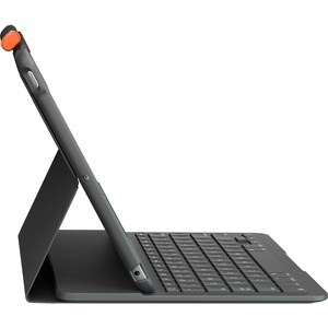 Logitech Slim Folio Tastatur/Cover (Folie) Apple, Logitech iPad (10. Generation) Tablet, Apple Pencil, Stylus - Grau - Pla