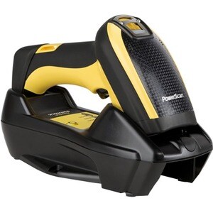 Datalogic PowerScan PM9501 Handheld Barcode Scanner - Wireless Connectivity - 1D, 2D - Imager - Yellow, Black
