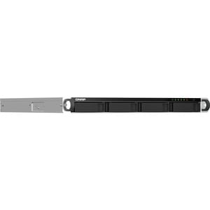 Sistema di memorizzazione SAN/NAS QNAP TS-464U-RP-8G - 4 x Vani totali - 4 GB Capacità memoria Flash Celeron Quad core (4 