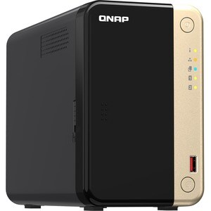 QNAP Turbo NAS TS-264-8G SAN/NAS Storage System - 1 x Intel Celeron N5095 Quad-core (4 Core) - 2 x HDD Supported - 0 x HDD