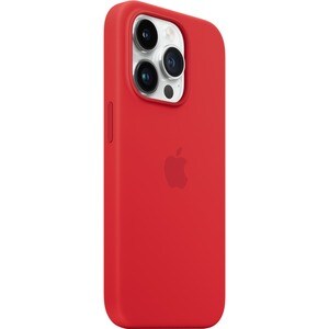Apple Case for Apple iPhone 14 Pro Smartphone - Red - Silky, Soft-touch - Scratch Resistant, Drop Resistant - Silicone, Mi