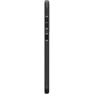 Spigen Liquid Air Case for Samsung Galaxy S23 Smartphone - Geometric Design - Matte Black - Drop Resistant, Anti-slip, Sho