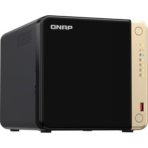 QNAP Turbo NAS TS-464-8G 4 x Total Bays SAN/NAS Storage System - 4 GB Flash Memory Capacity - Intel Celeron N5095 Quad-cor