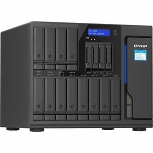 QNAP Turbo NAS TS-1655-8G 12 x Gesamtzahl Einschübe SAN/NAS-Speichersystem - 5 GB Größe Flash-Speicher - Intel Atom C5125 