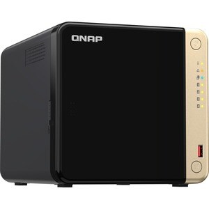 QNAP Turbo NAS TS-464-8G 4 x Gesamtzahl Einschübe SAN/NAS-Speichersystem - 4 GB Größe Flash-Speicher - Intel Celeron N5095