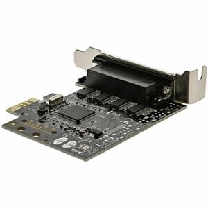 StarTech.com Multiport Serial Adapter - TAA Compliant - PCI Express x1 - 4 x DB-9 RS-232 - Serial, Via Cable - 1.95 Mbit/s