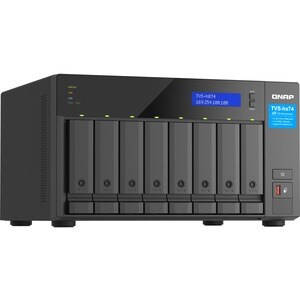 QNAP TVS-h874-i7-32G 8 x Total Bays SAN/NAS Storage System - 5 GB Flash Memory Capacity - Intel Core i7 i7-12700 Dodeca-co