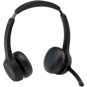 Casque Cisco - Câblé / Sans fil - Design Sur tête - Stéréo - Couleur Noir Charbon - Google Assistant, Siri - Binaural - Co