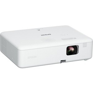 Epson CO-FH01 3LCD Projector - 16:9 - Ceiling Mountable, Desktop - White, Black - Front, Ceiling - 1080p - 6000 Hour Norma
