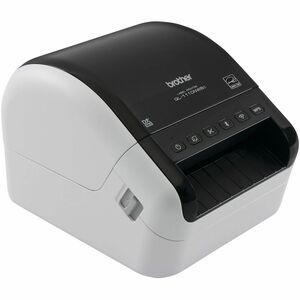 Brother QL-1110NWBC Desktop Direct Thermal Printer - Monochrome - Label Print - Ethernet - USB - Bluetooth - White, Glossy