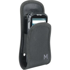 MOBILIS Carrying Case (Holster) Handheld Terminal, Smartphone, Tablet - Black - 1680D Polyester Body - Belt Strap - 180 mm