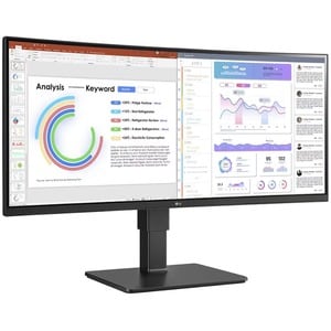 Monitor LCD LG Ultrawide 34BQ77QB-B 863,6 mm (34") Class UW-QHD Schermo curvo - 21:9 - Nero tessuto - 86,4 cm (34") Viewab