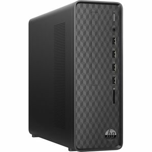 HP Slim S01-pF2123in Desktop Computer - Intel Core i5 12th Gen i5-12400 - 8 GB - 512 GB SSD - Tower - Dark Black - Intel H